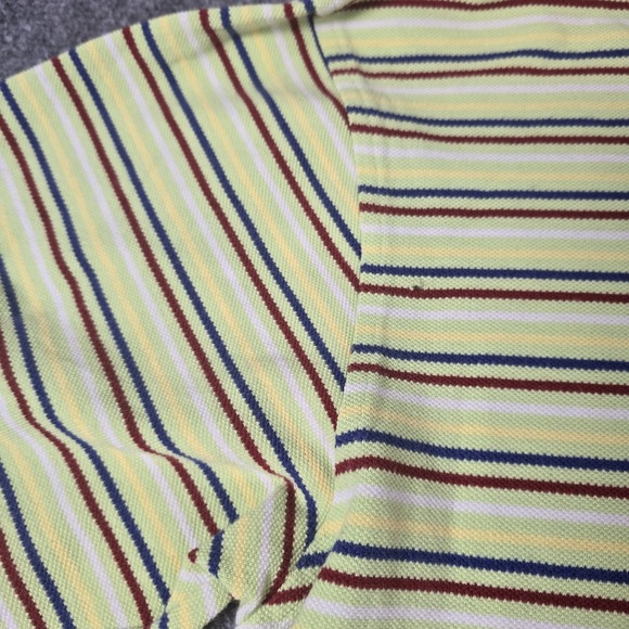 Men's Tommy Hilfiger Striped Polo Shirt - Size XL Extra Large Green - Picture 5 of 14